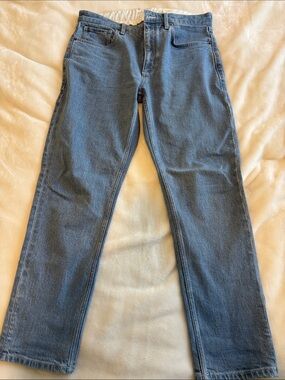 Atelier Munro Slim Straight Jeans — Faded Blue Denim